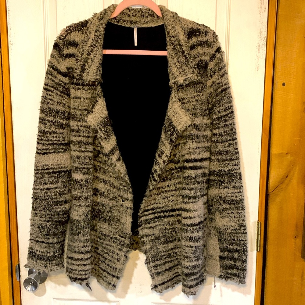 Free People Double Breasted Sweater